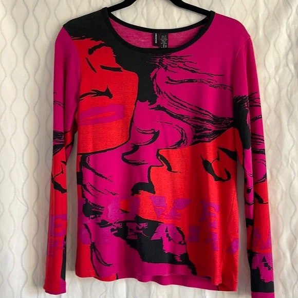 Lyn Ritchie long sleeve retro T-shirt - Picture 1 of 3
